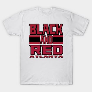 Atlanta LYFE Black and Red True Football Colors! T-Shirt